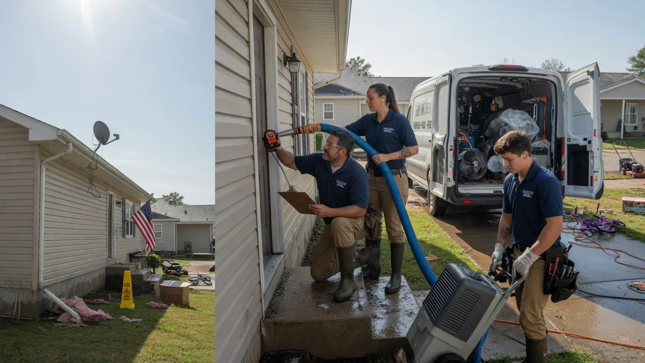 Ceiling Water Damage Restoration in Bettsville, OH near me